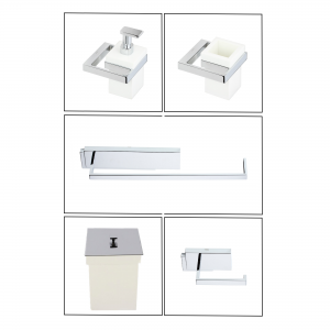 Frame Beyaz Koryan Banyo Serisi